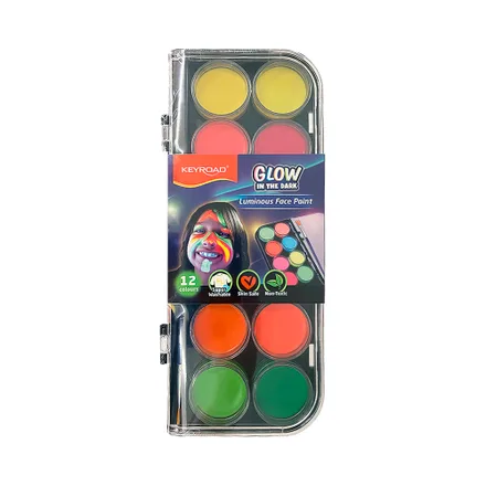 Pintura Facial Keyroad Luminous Face Paint Glow In 12