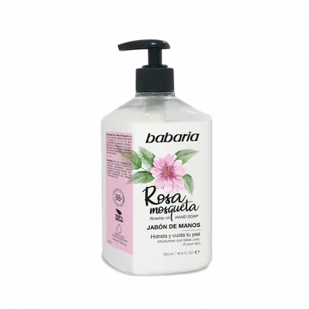 Babaria Jabon Manos Rosa Mosqueta 500ml