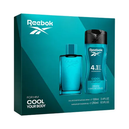 Reebok Cool Your Body Men Edt 2 Piezas
