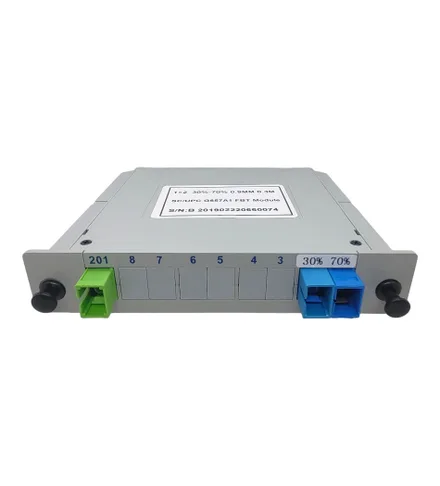 Splitter 1 2 30 70 Mm Sc Upc Fbt Modulo Pdo
