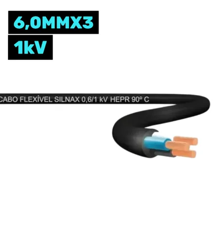 Cabo Flexivel Silnax 1KV Hepr 3 Mm 750M