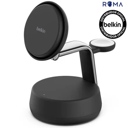 Carregador Belkin 3 In 1 QI2 iPhone Airpod Watch