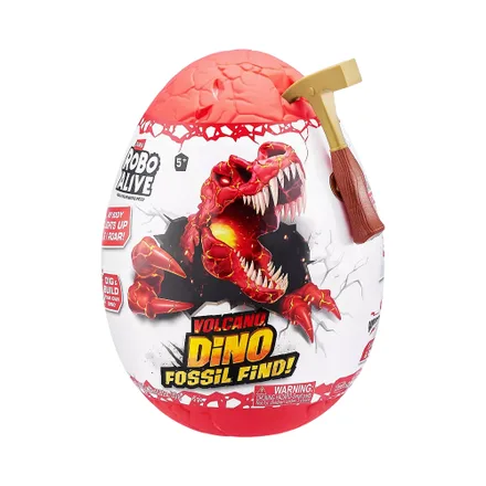 Kit De Juego Zuru Robo Alive Volcano Dino Fossil Find 71116