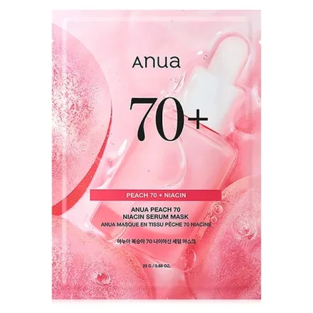Mascara Facial Anua Peach 70 Plus Niacin Serum Mask 1