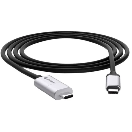 Cabo USB-C Griffin GC42251 1.8 metros – Preto/Prata
