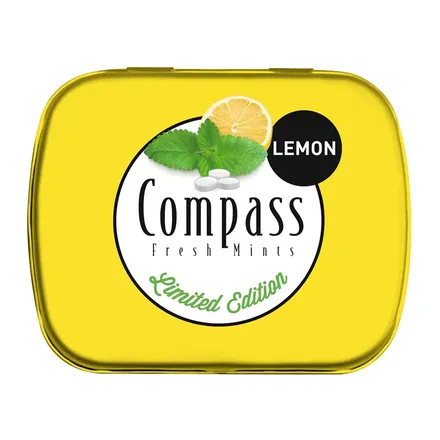 Compass Pastillas Sugar Free Limon 14g