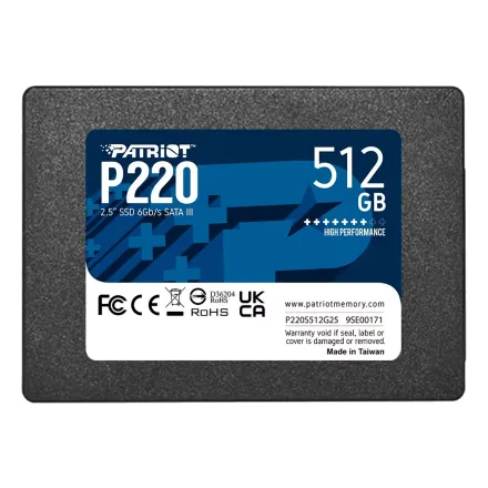 Patriot P220 Sata 3 512GB