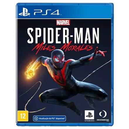 Jogo Spider Man Miles Morales PS4