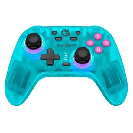 Controle GameSir Tan Nova Wireless para Nintendo Switch/PC/Steam/IOS/Android- Verde/Transp