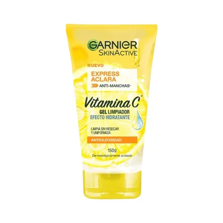 Gel Limpiador Garnier Express Aclara Vitamina 150 Gr