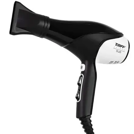 Secador de Cabelo Taiff Unique Duo 2.700 watts Bivolt - Preto Branco