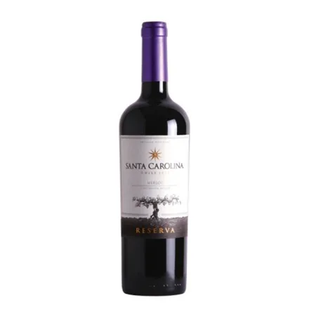 Vino Chileno Tinto Santa Carolina Reserva Merlot 750ml