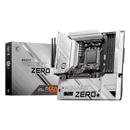Placa Mae Msi Project Zero Ddr 5 Socket AM5 Chipset B650 Atx
