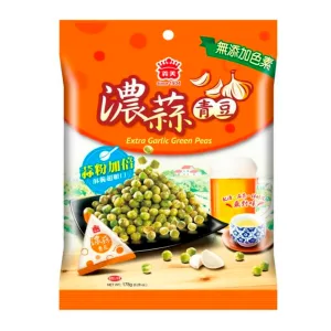 Salgadinho Ervilhas Taiwan Extra Alho Pacote 240g