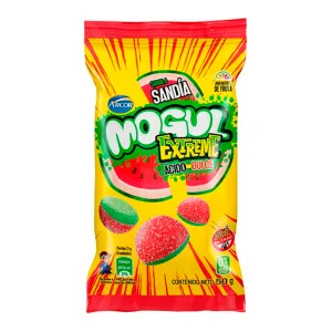 Bala Gelatina Arcor Mogul Melancia Extreme Acido 50g