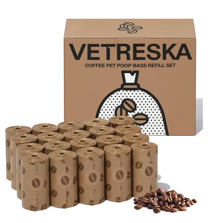 Vetreska Bolsa Excremento Mascota Cafe 20 Rol