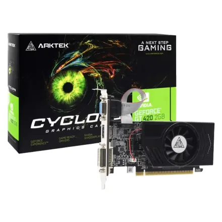 Placa Video Arktet Cyclops Gaming Geforce Gt 420 Ddr 3