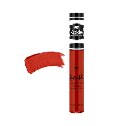 Labial Liquido Kokie Kissable 828 On Fire 7ml