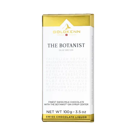 Chocolate Goldkenn Botanist Gin 100 Gr
