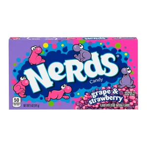 Bala Nerds Morango Uva 141g