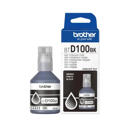 Tinta Para Impresora Brother Btd100 K Negro