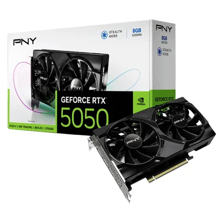 Placa Video Pny Stealth Mode Geforce Rtx 5050 Gddr 6