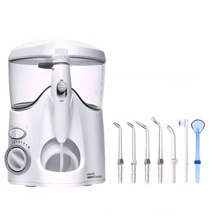 Irrigador Bucal Waterpik Ultra Waterflosser Wp 10 Niveis Pressao 220 Branco 600ml