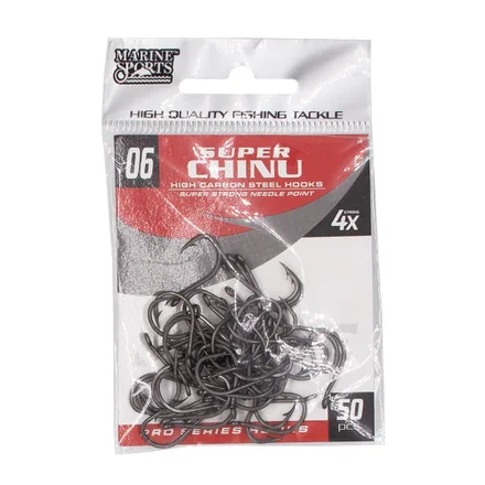 Anzuelo Marine Sports Super Chinu 06 50 Pcs