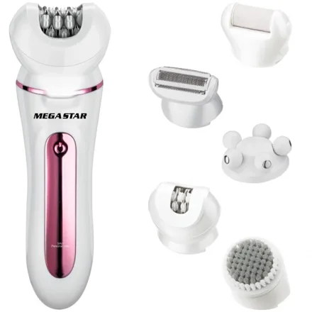 Depilador Megastar 5 1 Recarregavel