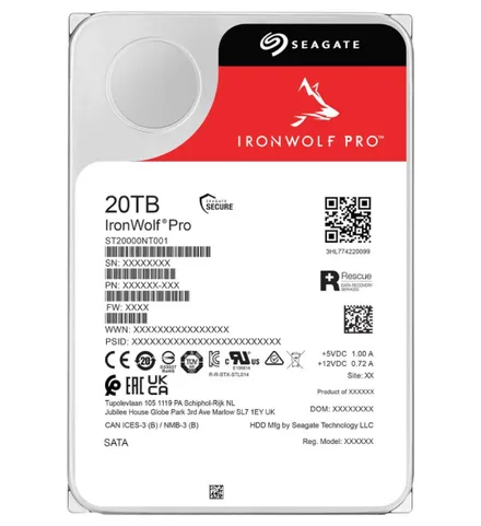 Seagate Ironwolf Pro Sata 6 20TB