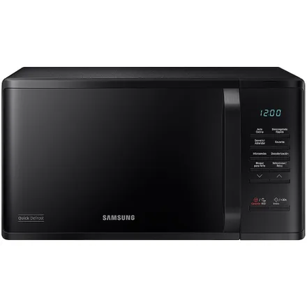 Microondas Samsung MS23K3513AK de 23L/800W/220V - Negro