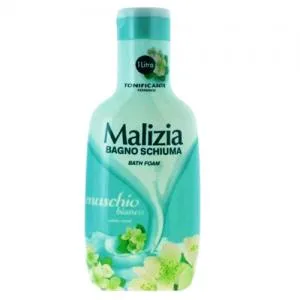 Sabonete Liquido Malizia Bath Foam Muschio Bianco 1L