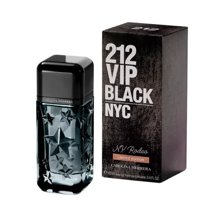 Perfume Carolina Herrera 212 Vip Black Ny Rodeo Edp Masculino 100ml