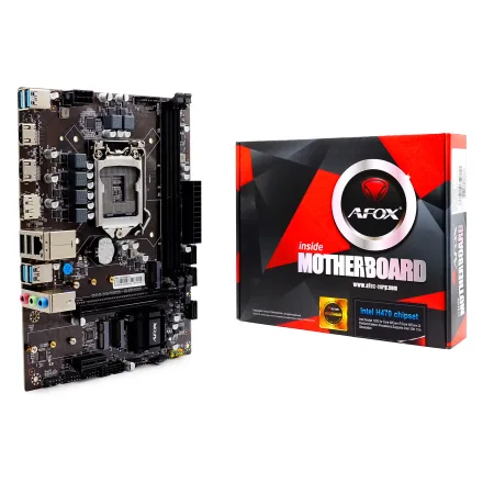 Placa Mae Afox MA2 V2 Ddr 4 Socket Lga 1200 Chipset H470 Atx