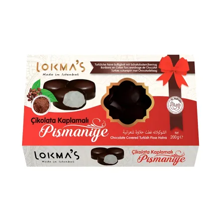 Pismaniye Lokmas Floss Halva Chocolate Con Vainilla 200ml