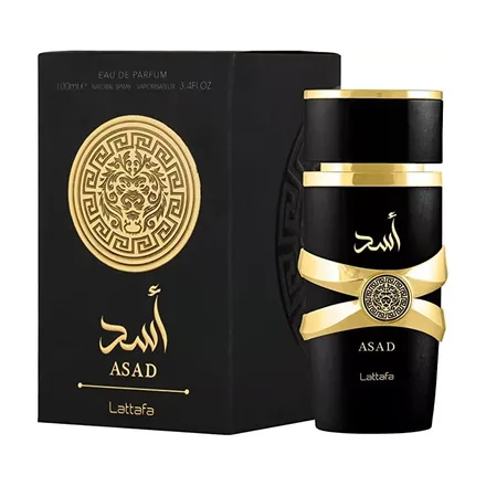 Perfume Lattafa Asad Edp Preto 100ml