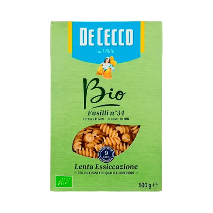 Pasta Cecco Bio Fusilli 34 500 Gr