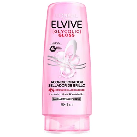 Elvive Glycolic Gloss Condicionador 680ml