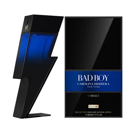 Perfume Carolina Hererra Bad Boy Cobalt Elixir Eau Parfum Masculino 50ml