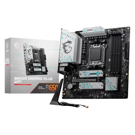 Placa Mae Msi Gaming Plus Ddr 5 Socket AM5 Chipset B650 Atx