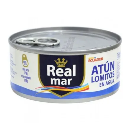 LOMITO DE ATUN EN AGUA REAL MAR 170GR