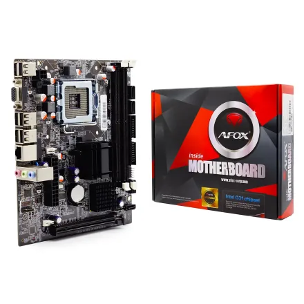 Placa Mae Afox IG31 MA6 Ddr 2 Socket Lga 775 Chipset G31 Atx