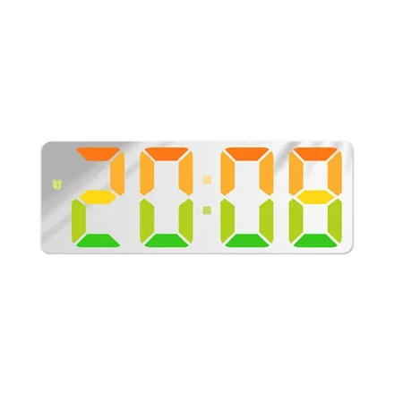 Reloj Digital De Mesa Satellite Ac T6832 Blanco