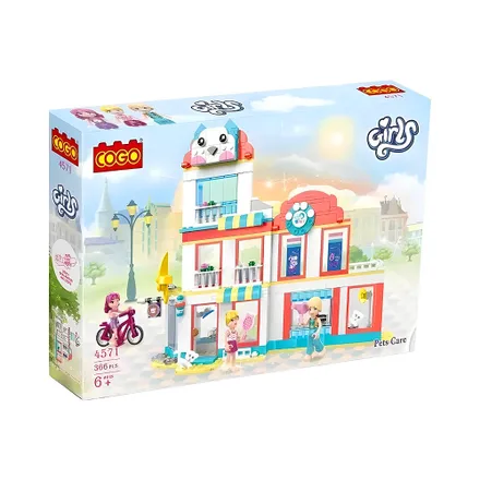 Juguete Construccion Cogo Girls 4571 Pets Care 366 Piezas