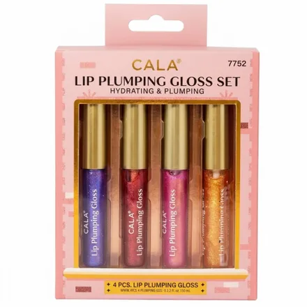 Lapiz Labial Cala Lip Plumping Gloss 4PCS