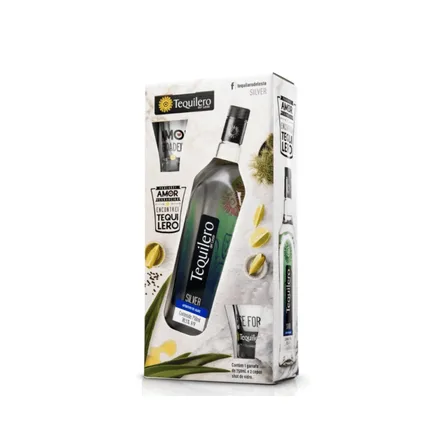 Tequilero Reposado Plus 2 Copos Tequila 750ml