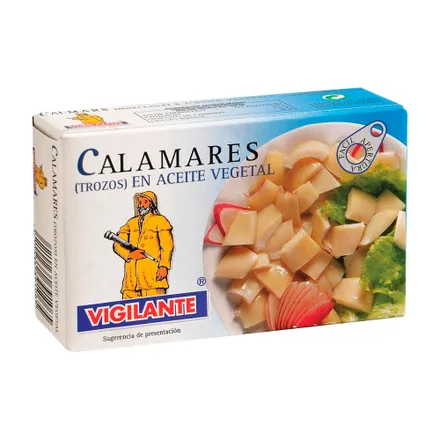 Calamares Vigilante En Aceite Vegetal 120g