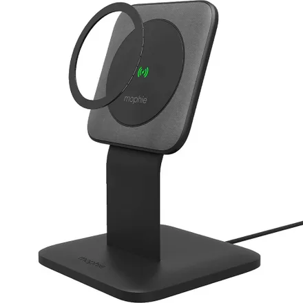 Carregador sem fio Mophie Stand Snap+ 15W e MagSafe QI – Preto 401307719