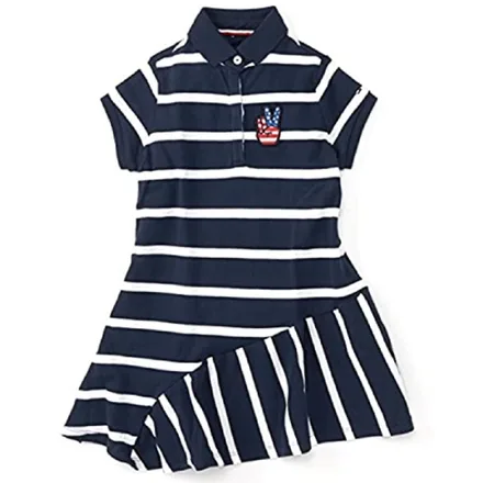 Vestido Tommy Hilfiger Infantil Feminina 123 04