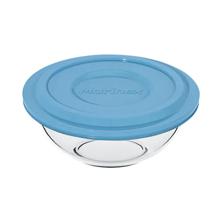 Cuenco Vidrio Marinex Plus Con Tapa 33 Surtido 3L